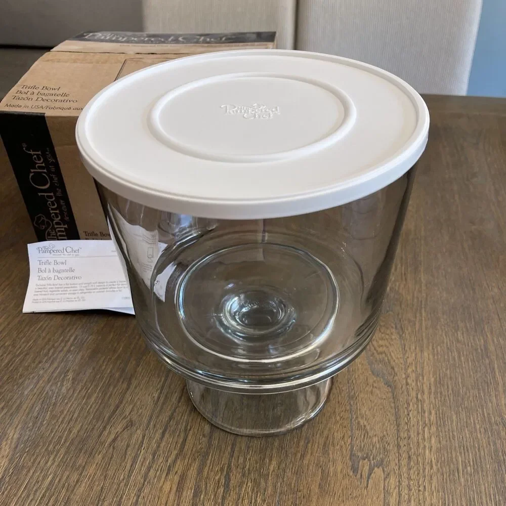Pampered Chef Trifle Bowl #2832 – In the Box